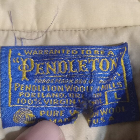 Pendleton Men's Virgin Wool Button Up Long Sleeve Shirt L - Picture 4 of 6